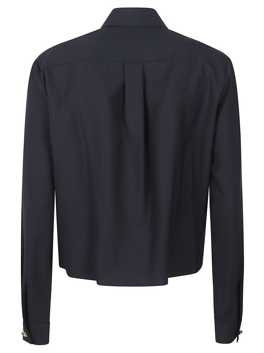Fabiana Filippi Jewel Virgin Wool Stretch Shirt