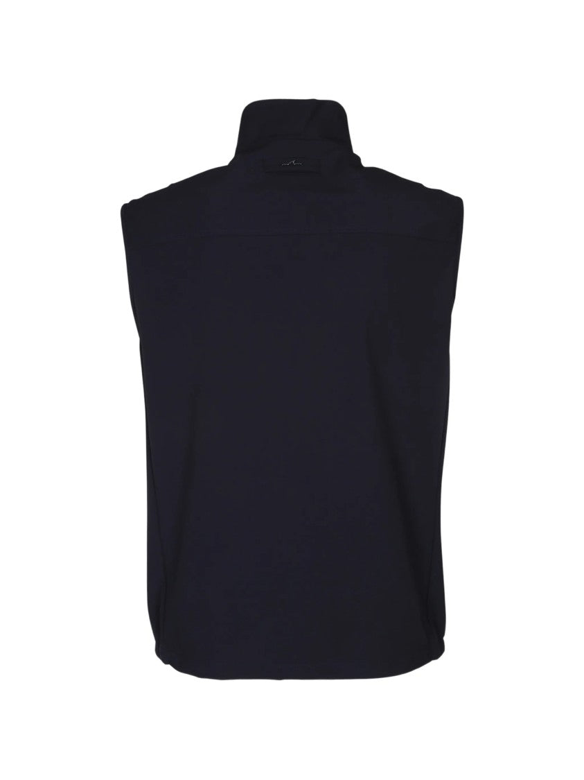 Paul & Shark Black Gilet Dynamic Stretch Polyester Vest