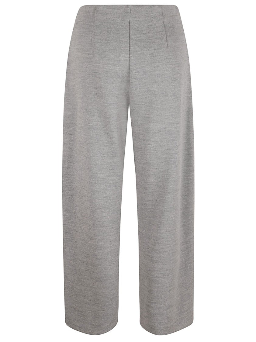 Max Mara Wide-Leg Trousers With Clean Front