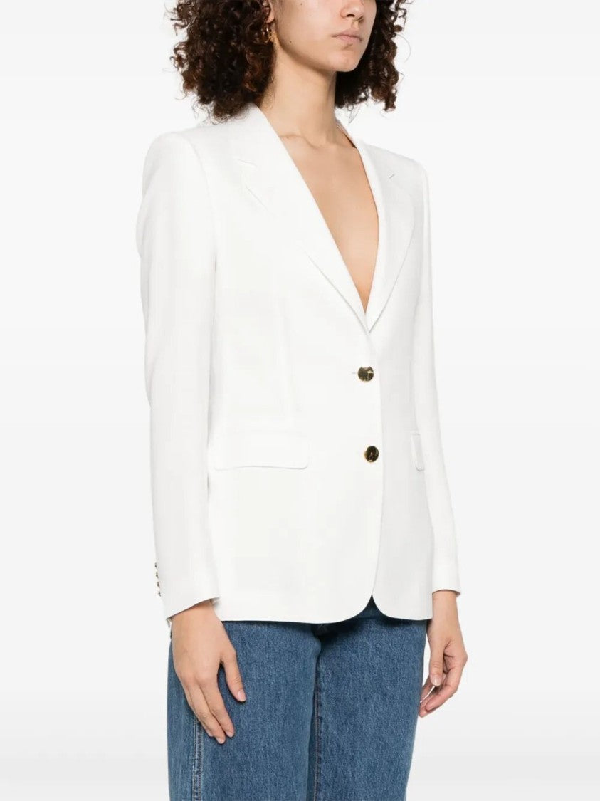 Tagliatore Tailored Blazer With Deep V-Neckline