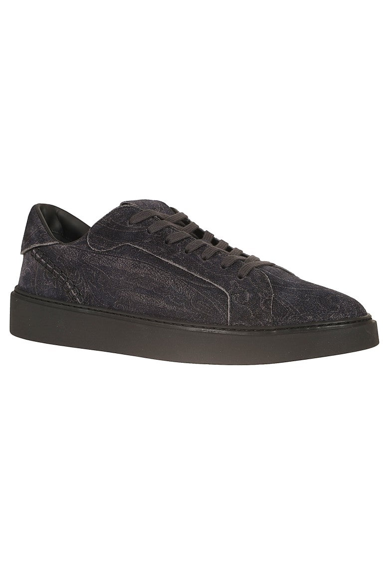 Etro Tone-On-Tone Paisley Print Low-Top Sneakers