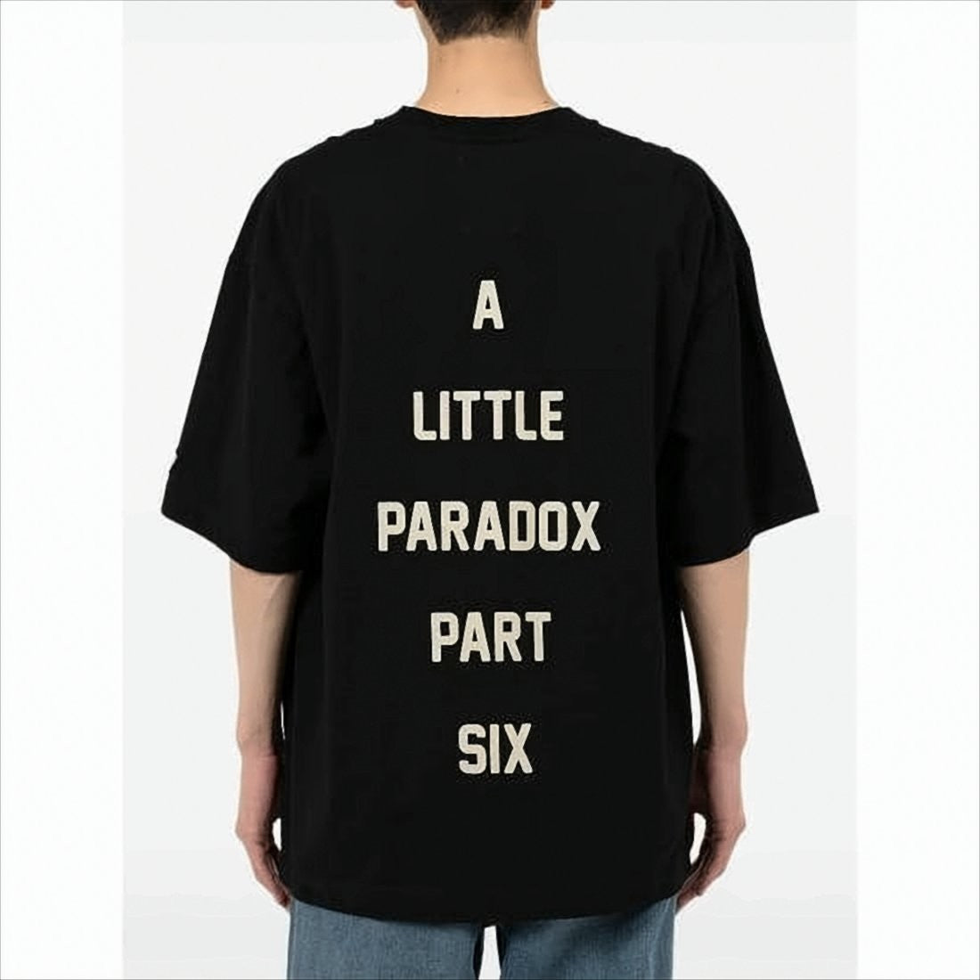 Maison Mihara Yasuhiro Graphic Black Short-Sleeve T-Shirt With Cat Design