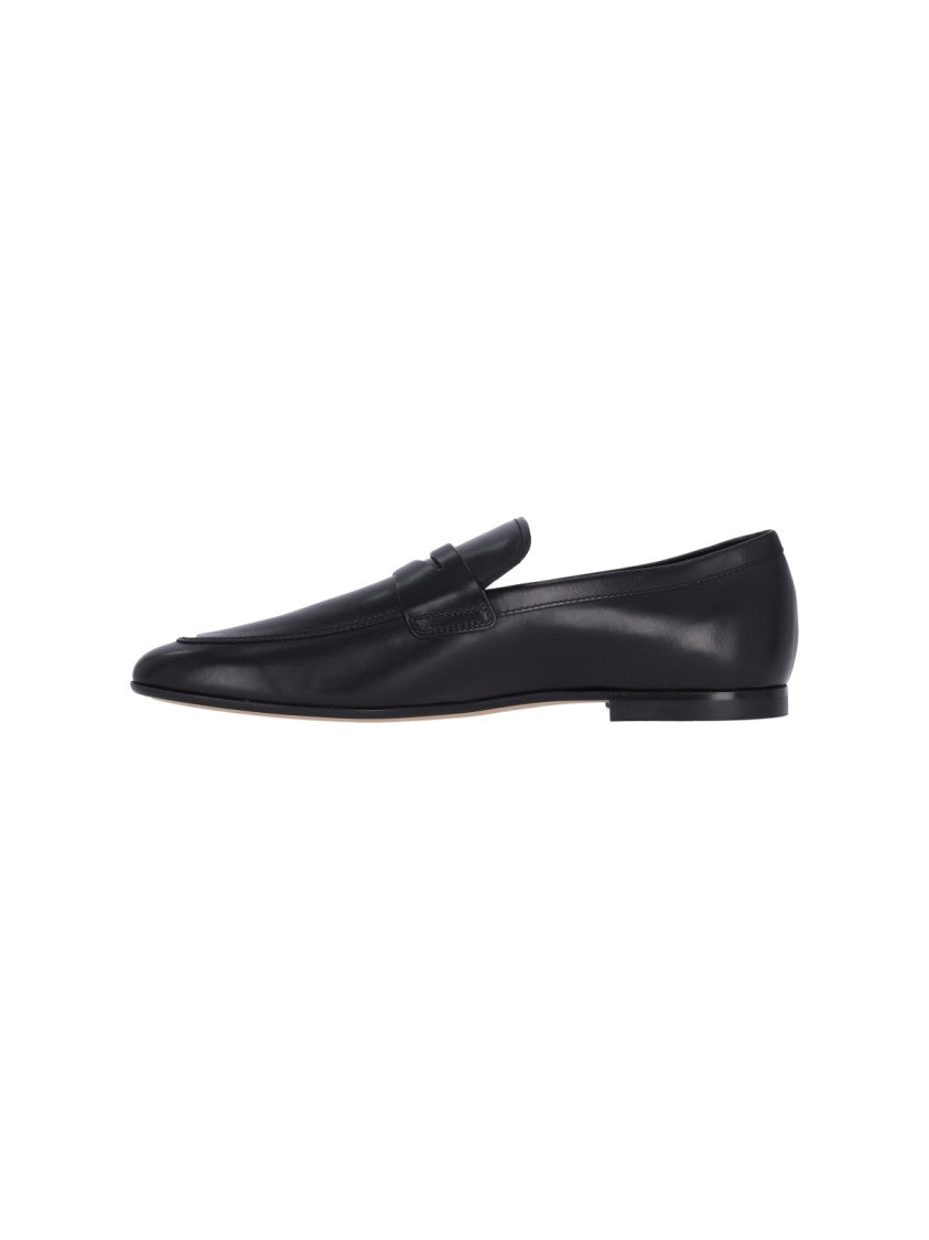 Tod's Pointed Toe Slip-On Loafers With Cut-Out Detail