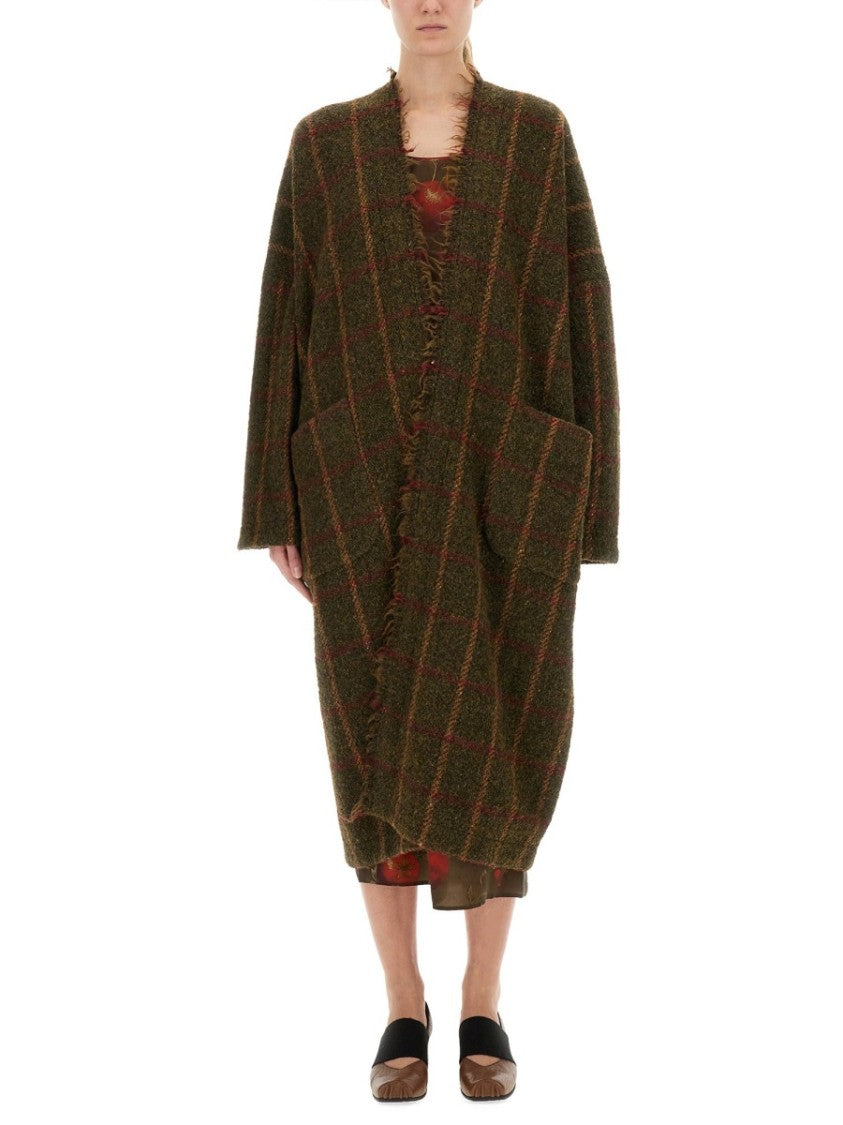 Uma Wang "Caleb" Plaid Coat