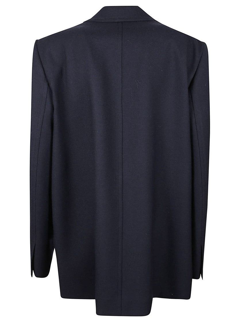 Jil Sander Tailored Deep Navy Jacket With Minimalist Design