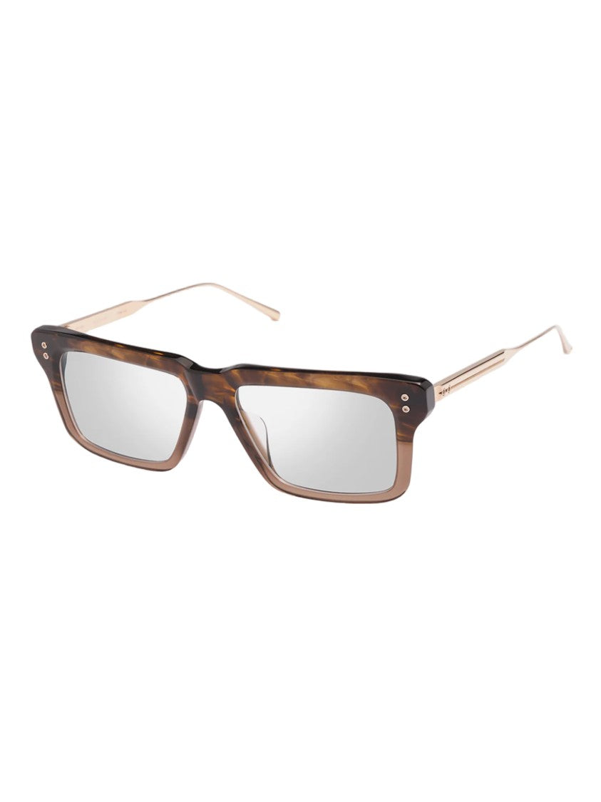 Dita Rectangular Tortoiseshell Optical Frames With Metal Temples