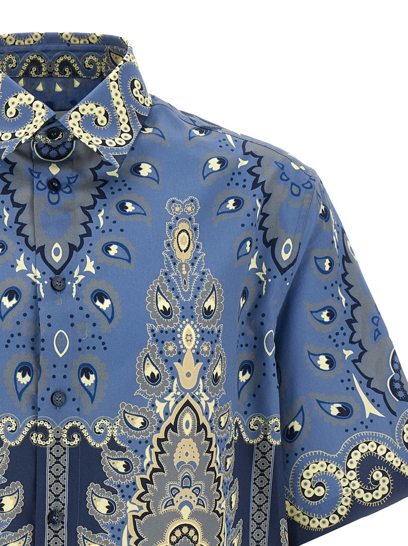 Etro Intricate Paisley Print Cotton Shirt