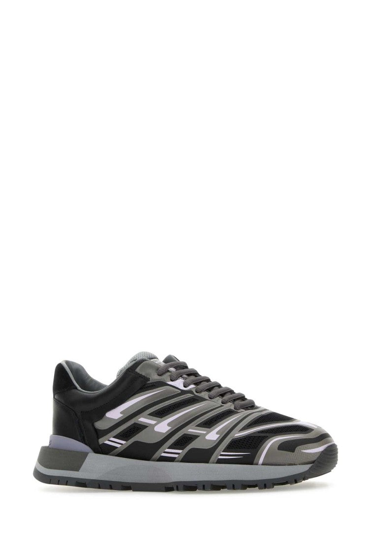 Maison Margiela Multicolor Mesh And Rubber 50-50 Sneakers