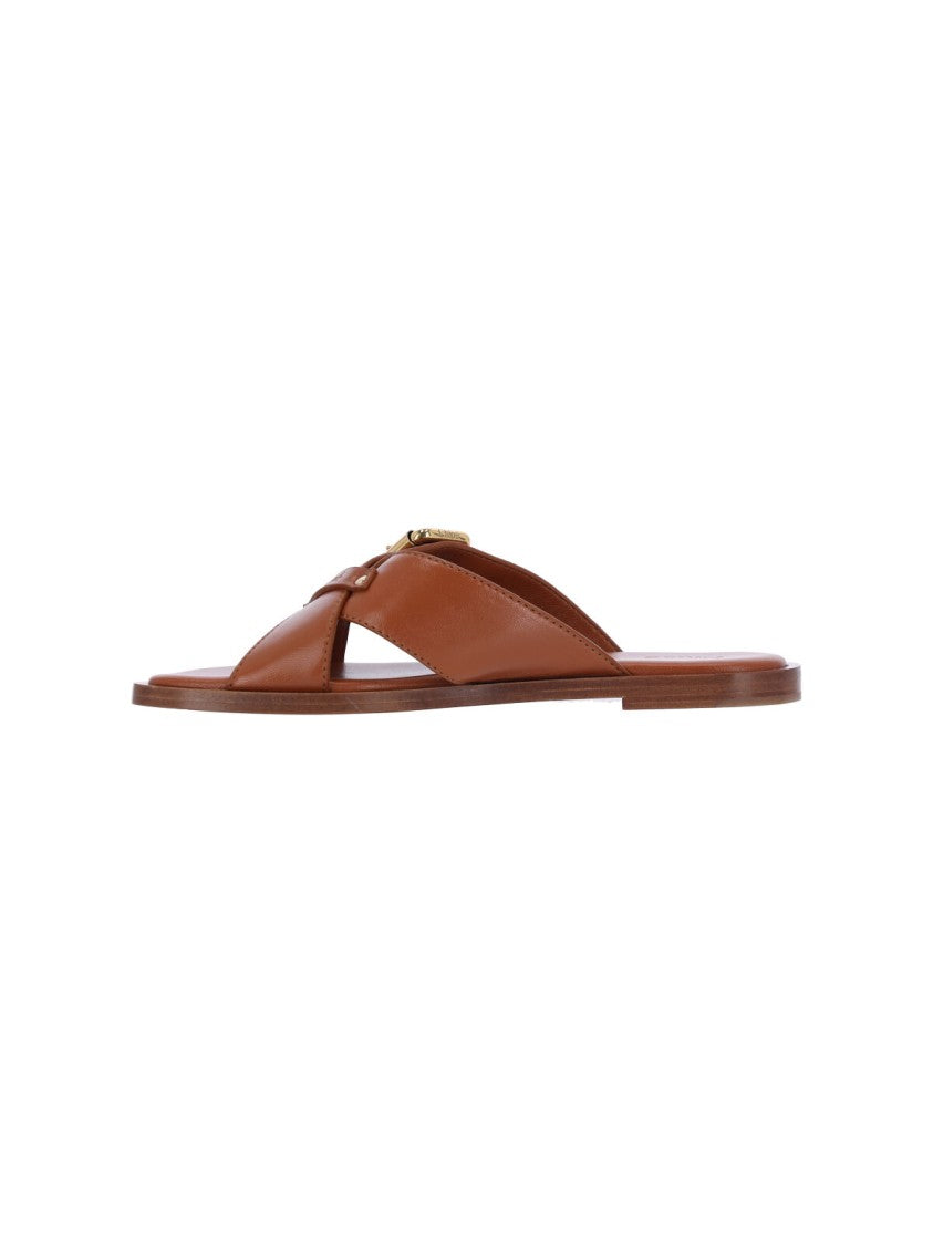 Chloé "Nil" Sandals Brown