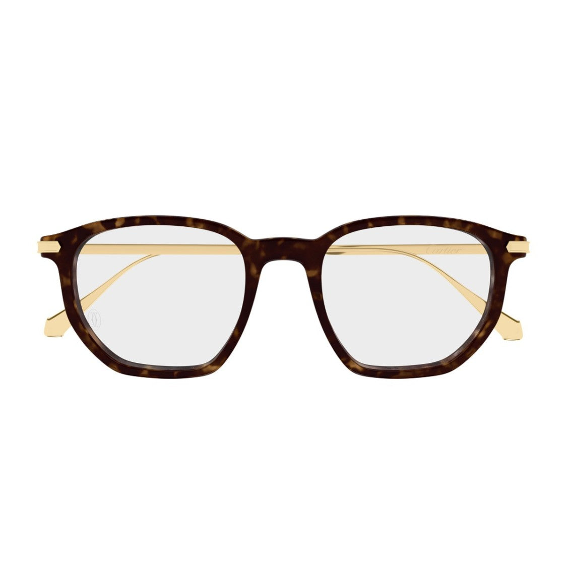 Cartier Havana Signature C De Cartier Acetate Titanium Square Sunglasses