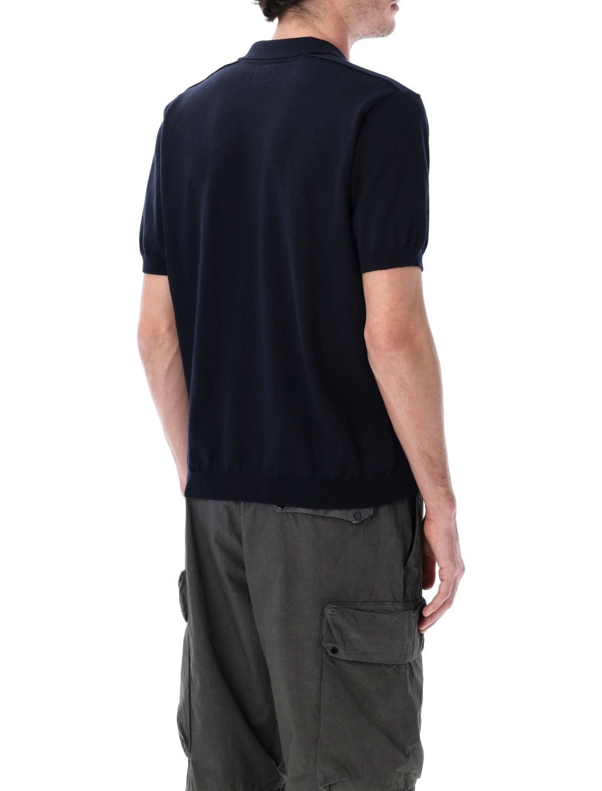 C.P. Company Short Sleeve Cotton Regular Polo Sweater