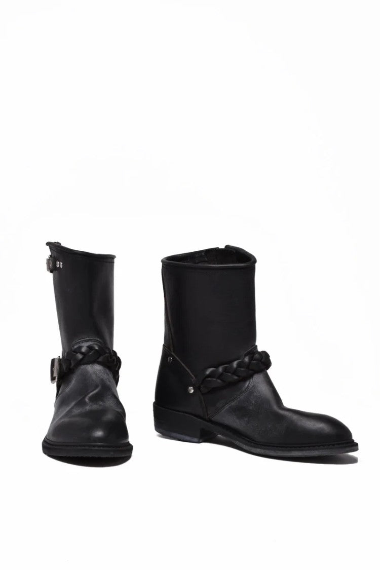 Golden Goose Biker Boot - Black