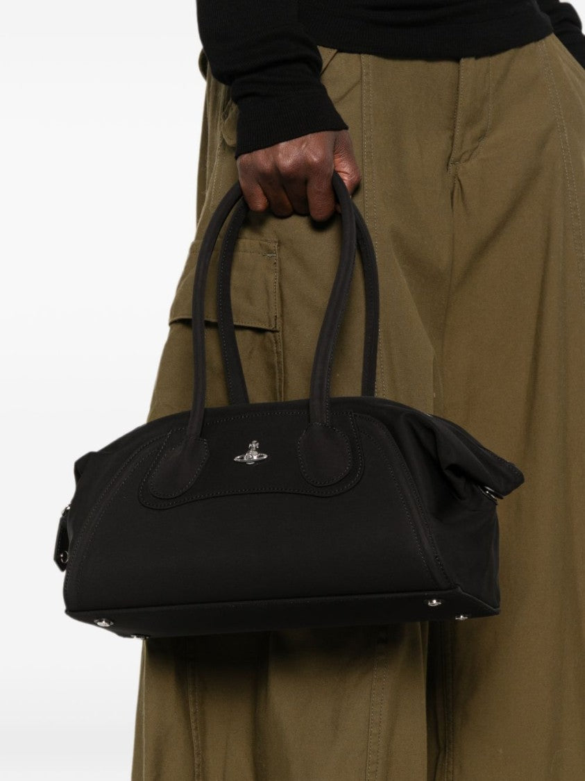 Vivienne Westwood Structured Handbag With Rounded Handles And Zip Closure