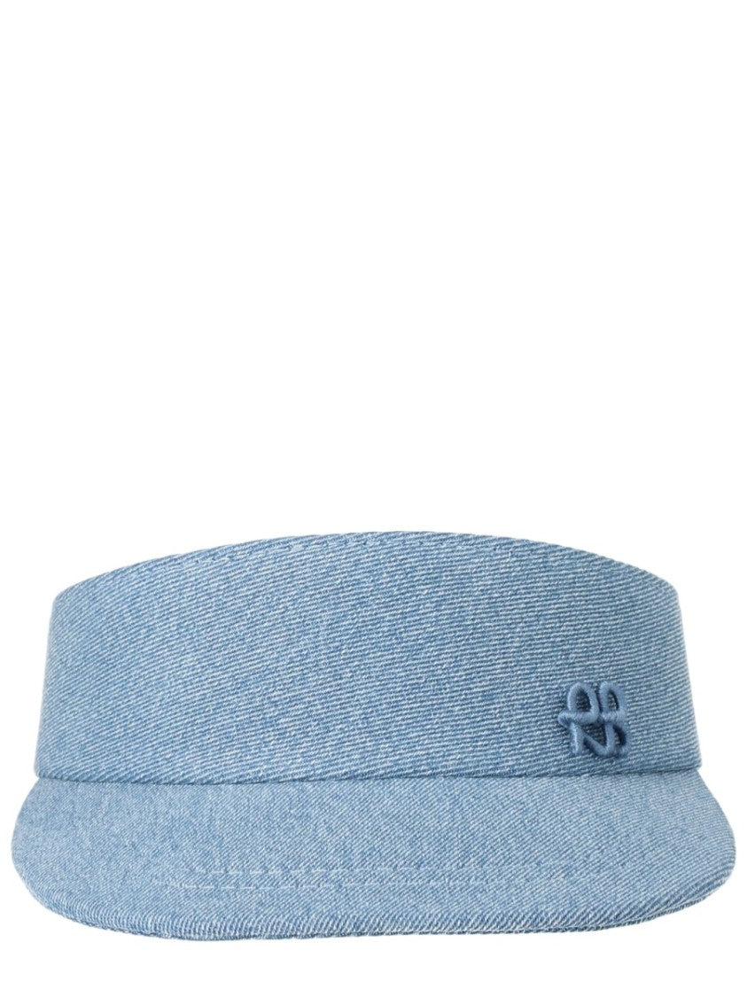 Ruslan Baginskiy Blue Denim Visor Curved Brim Hat