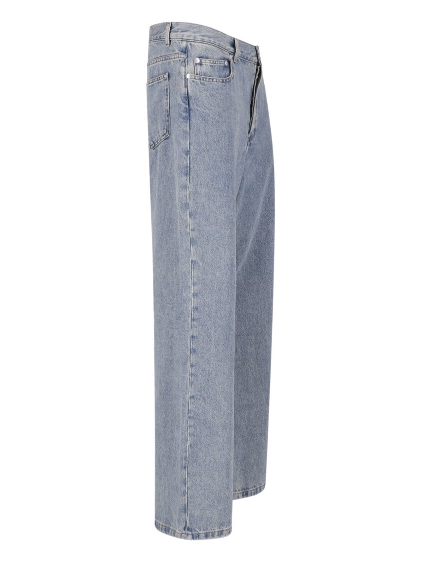 A.P.C. Straight-Leg Light Blue Five-Pocket Cotton Jeans