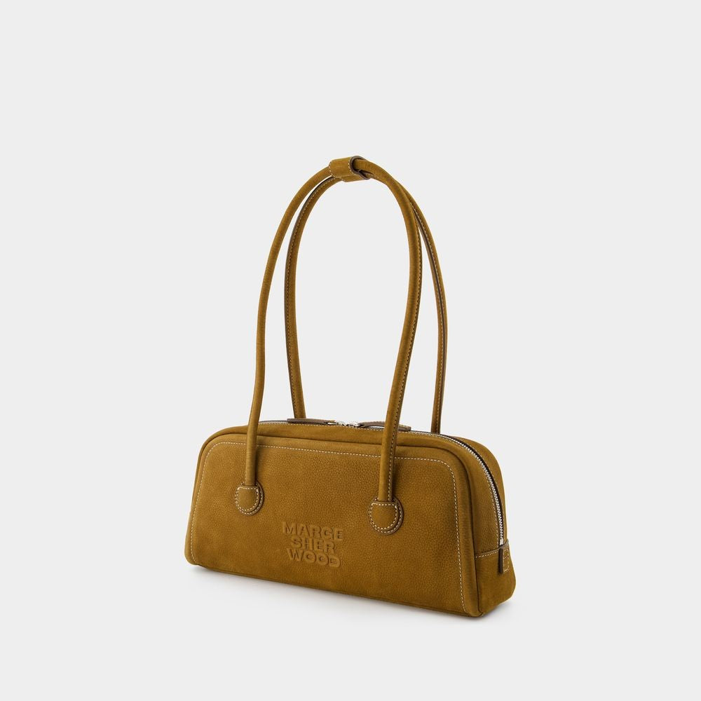 Margesherwood Soft Baguette Shoulder Bag - Leather - Brown