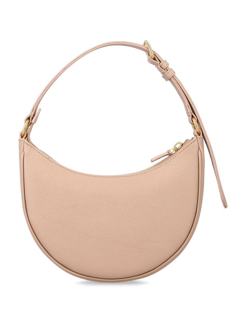 Valentino Garavani Vlogo Leather Mini Hobo Bag