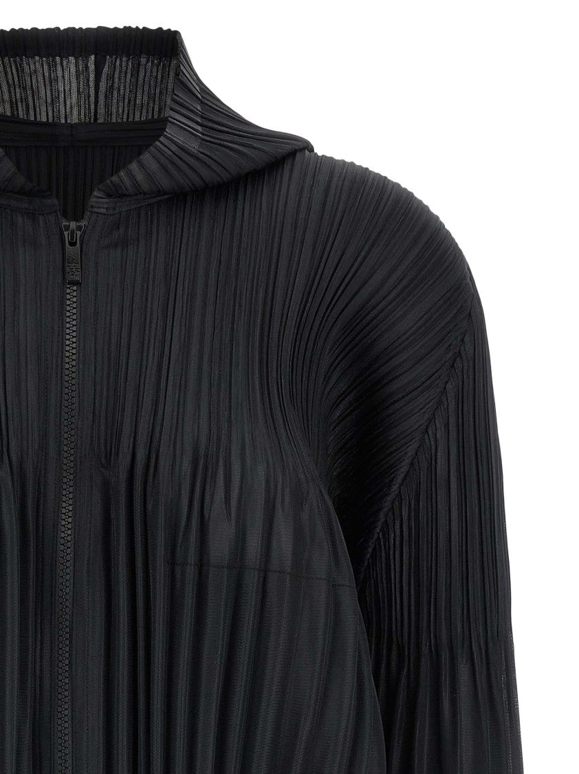 Pleats Please Issey Miyake Fluffy Basics' Cardigan