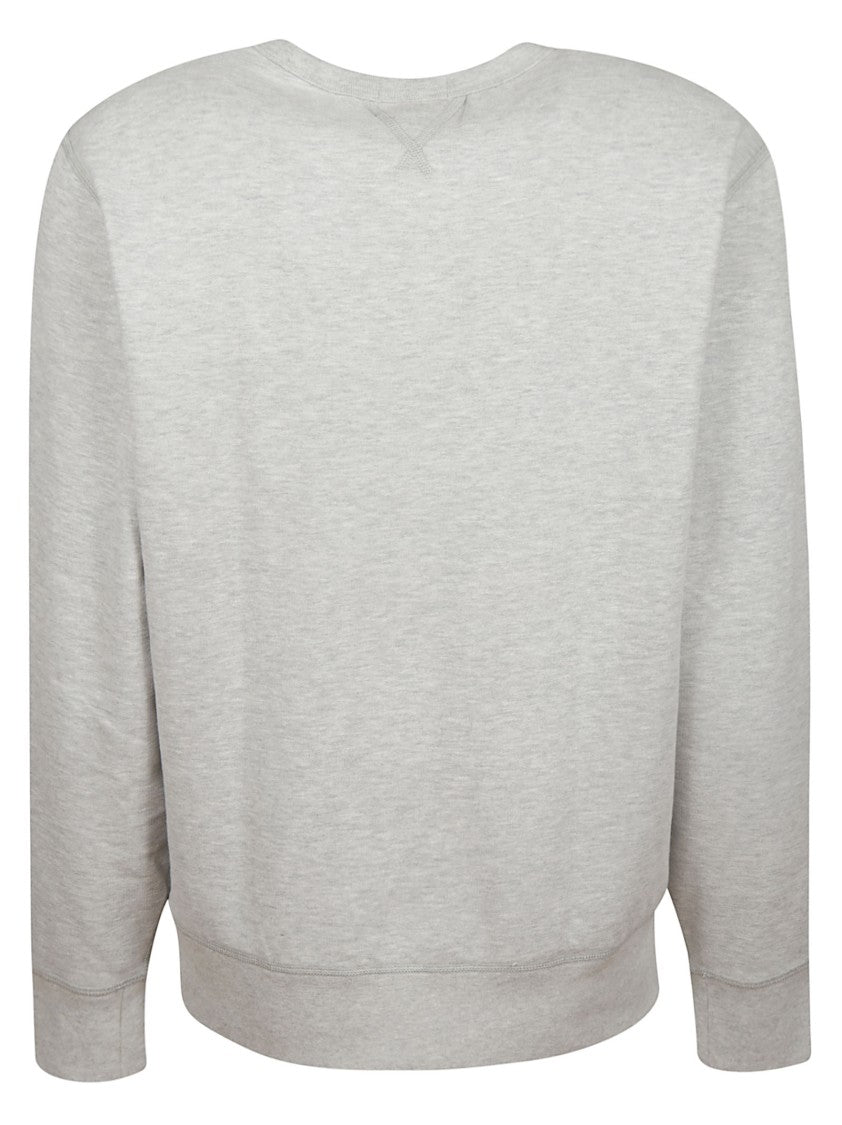 Polo Ralph Lauren Light Gray Cotton Sweatshirt