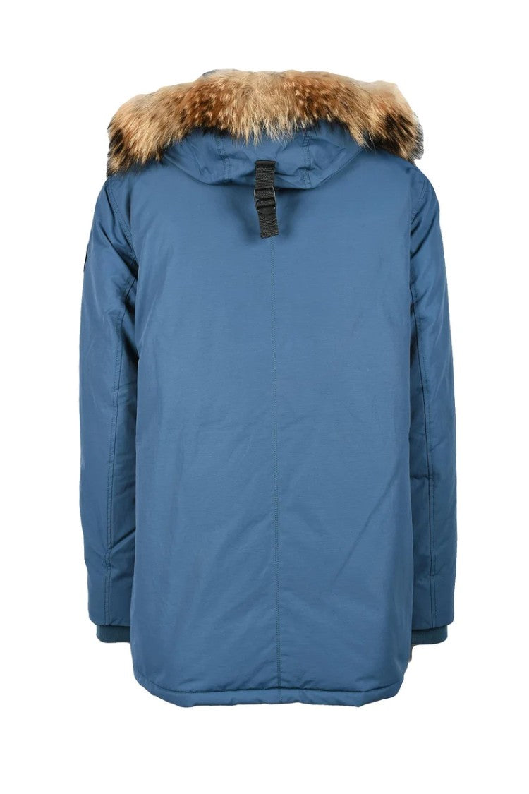 Museum Cotton/Nylon Parka - Light Blue