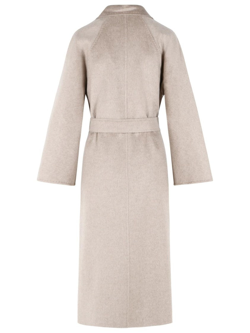 Max Mara 'Icon Ludmilla' Sand Beige Cashmere Coat