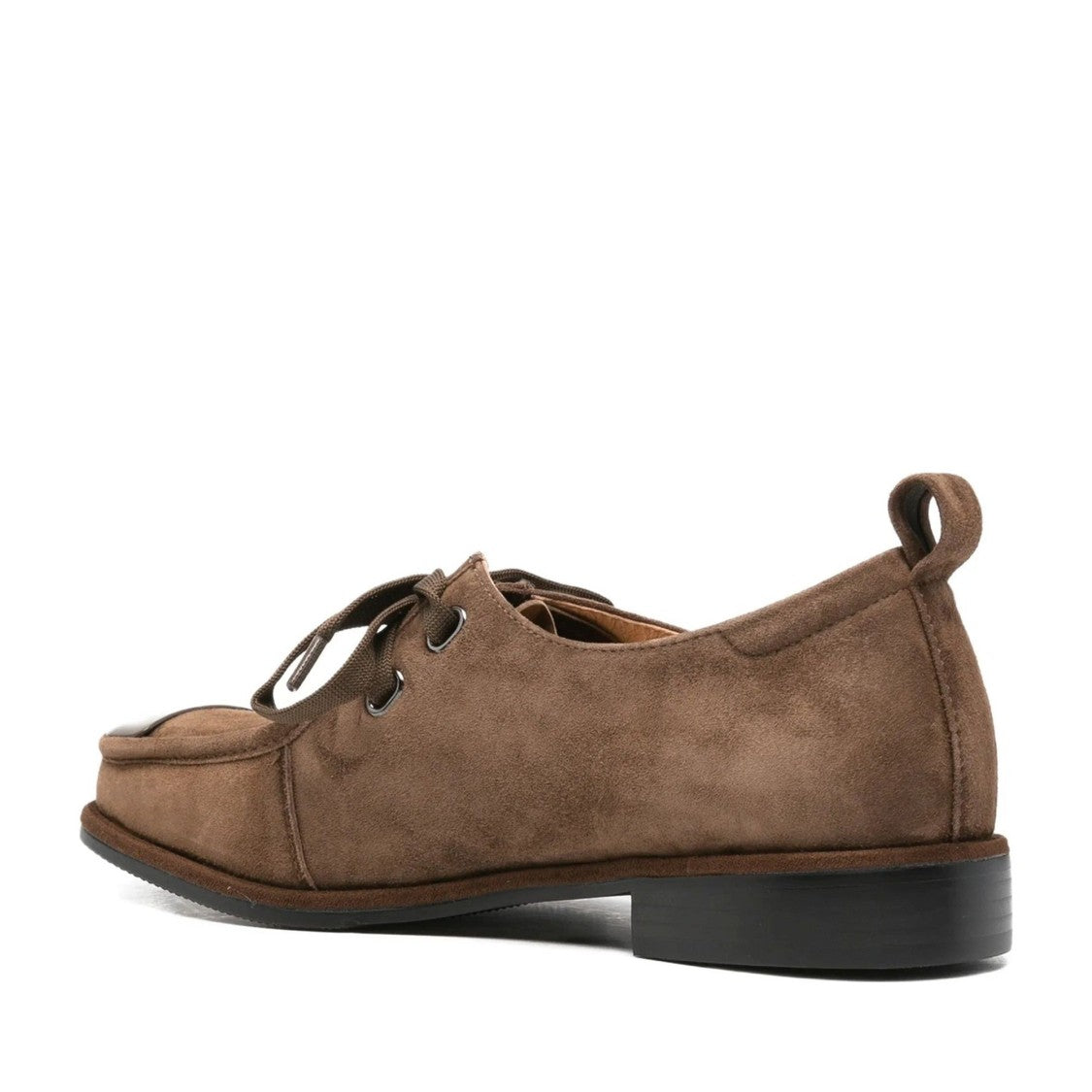 Adrianna Feretti Brown Suede Low Profile Loafers