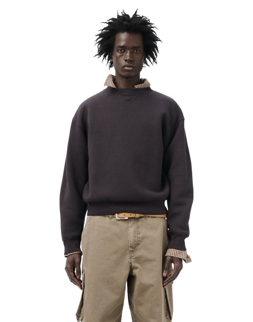 Our Legacy Relaxed Fit Minimalist Black Sweatshirt