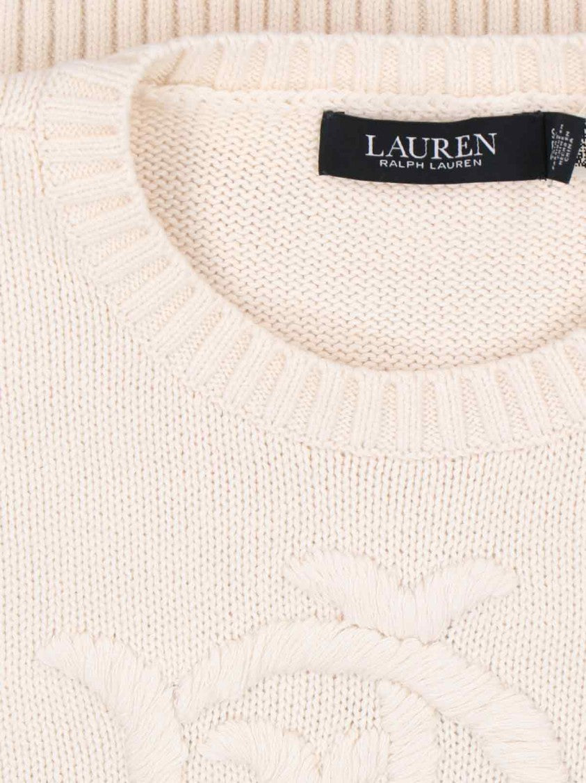 Polo Ralph Lauren Logo Sweater – Cream