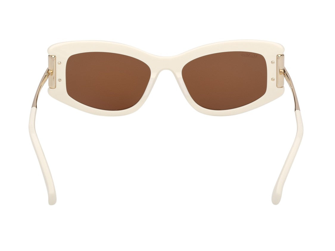 Max Mara Glossy Mm0189 Bold Oversized Square Sunglasses