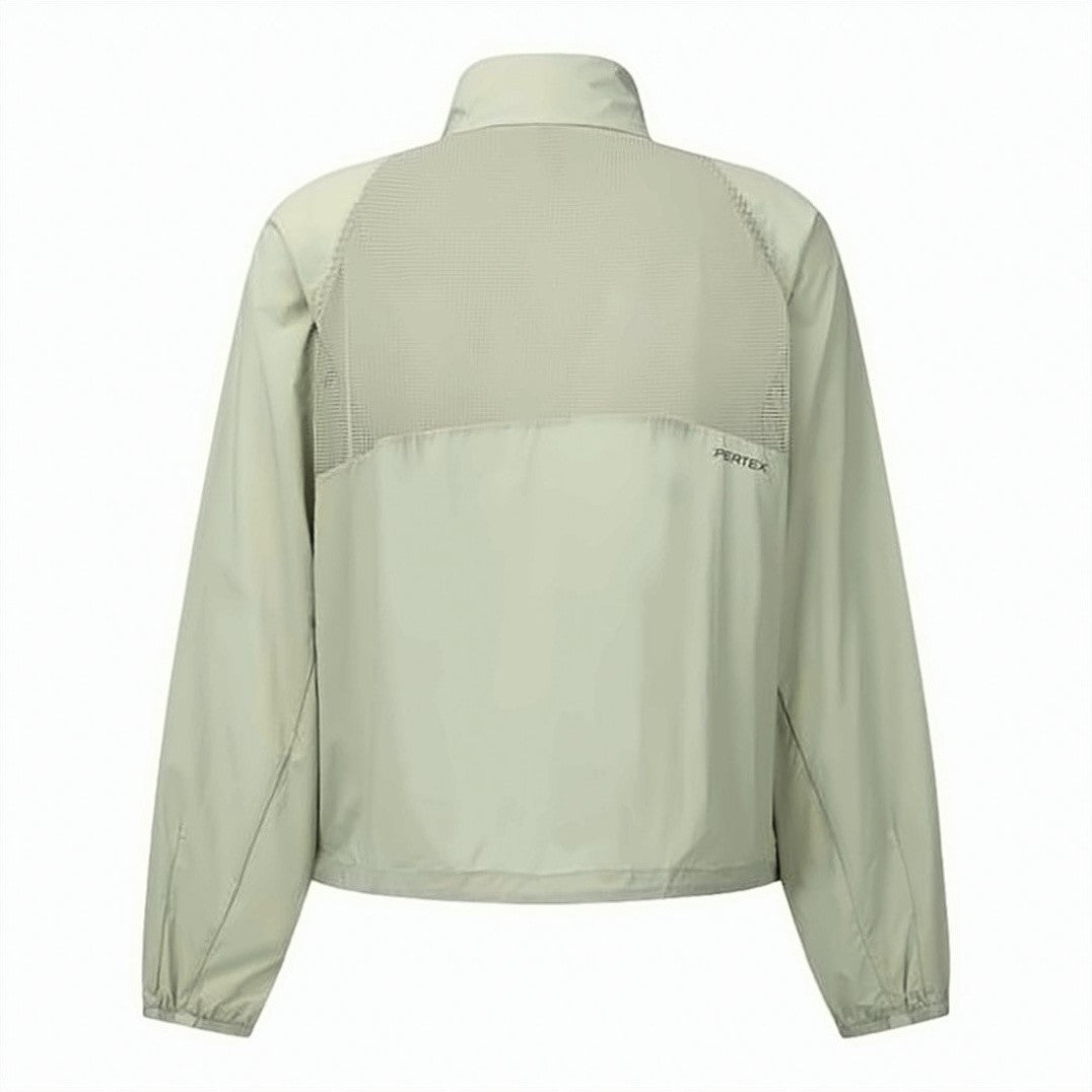 Salomon Ventilated Lightweight Jacket With High Collar And Full Zipper