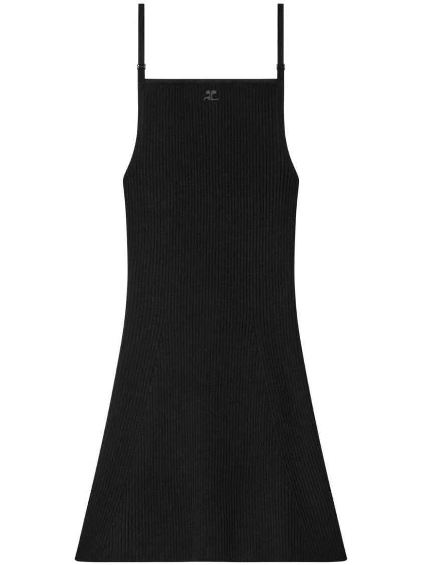 Courrèges Ribbed Knit Dress