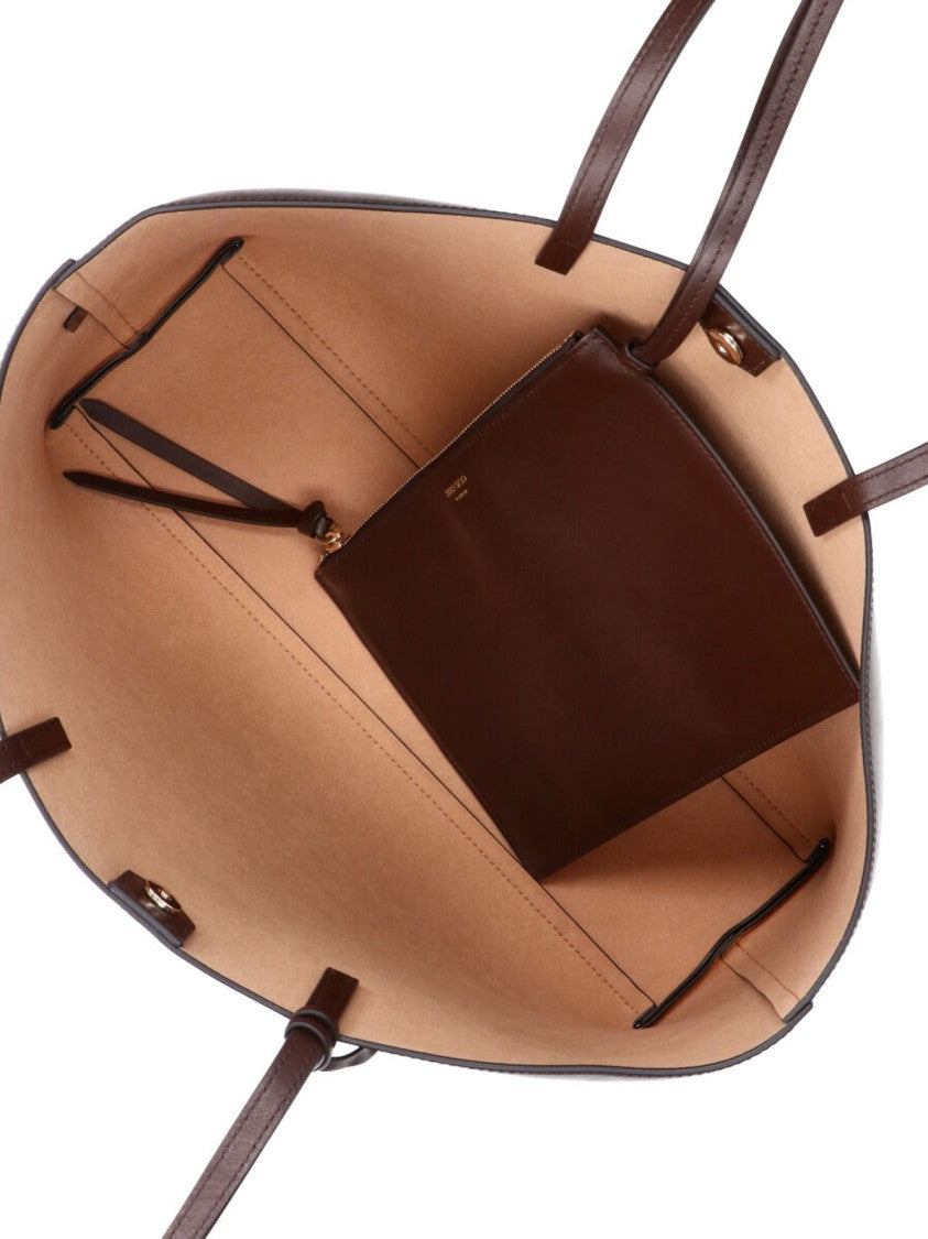 Jimmy Choo Brown Nine2five Calf Leather Tote Bag