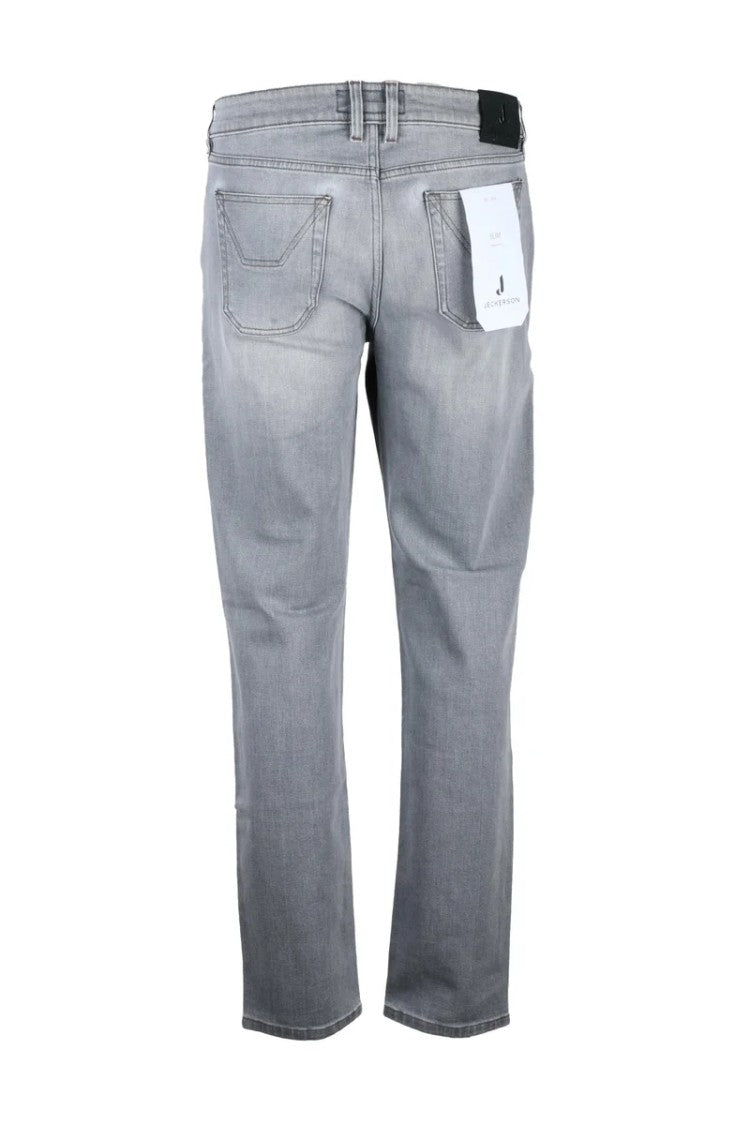 Jeckerson Modern Grey Jeans With Recycled Materials