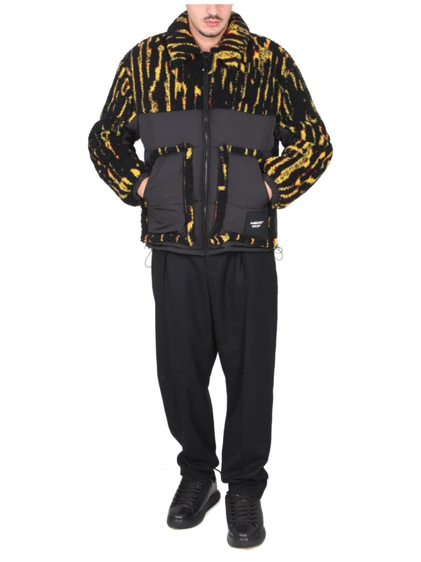 Ambush Textured Casual Jacket With Classic Collar