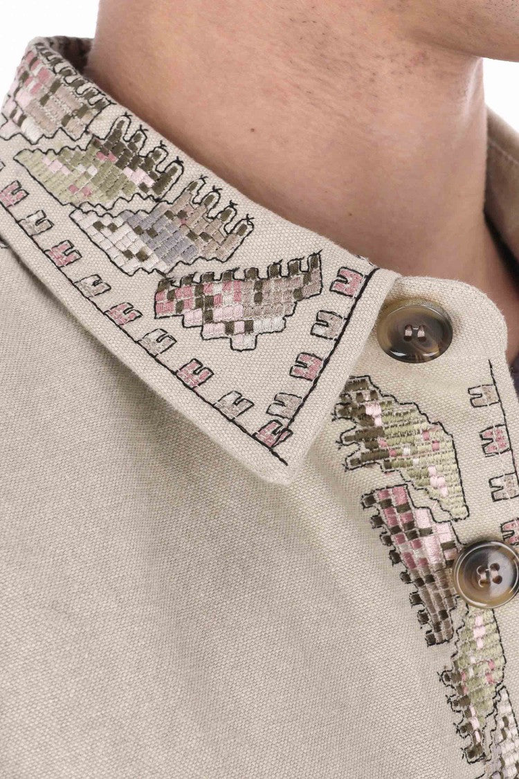 Isabel Marant Over Fit Embroidered Overshirt