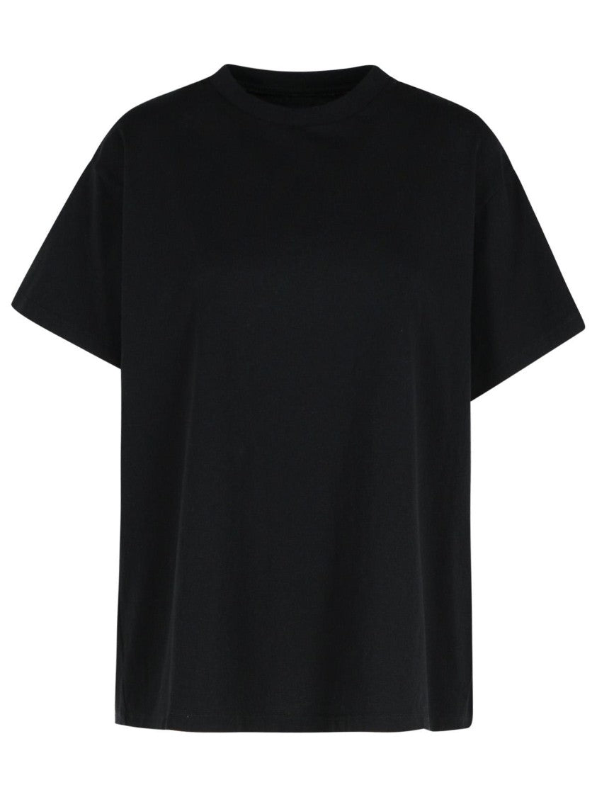 Mm6 By Maison Margiela Black Cotton T-Shirt