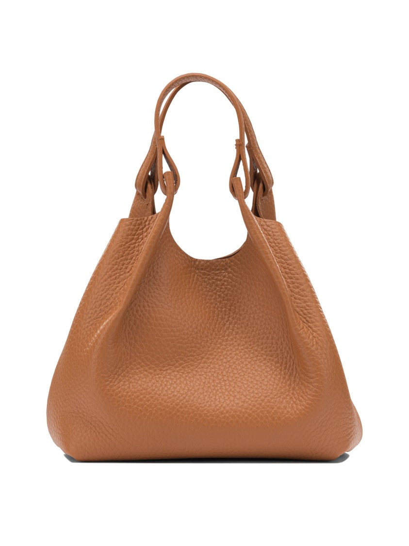 Gianni Chiarini Textured Leather Shoulder Bag With Dual Handles