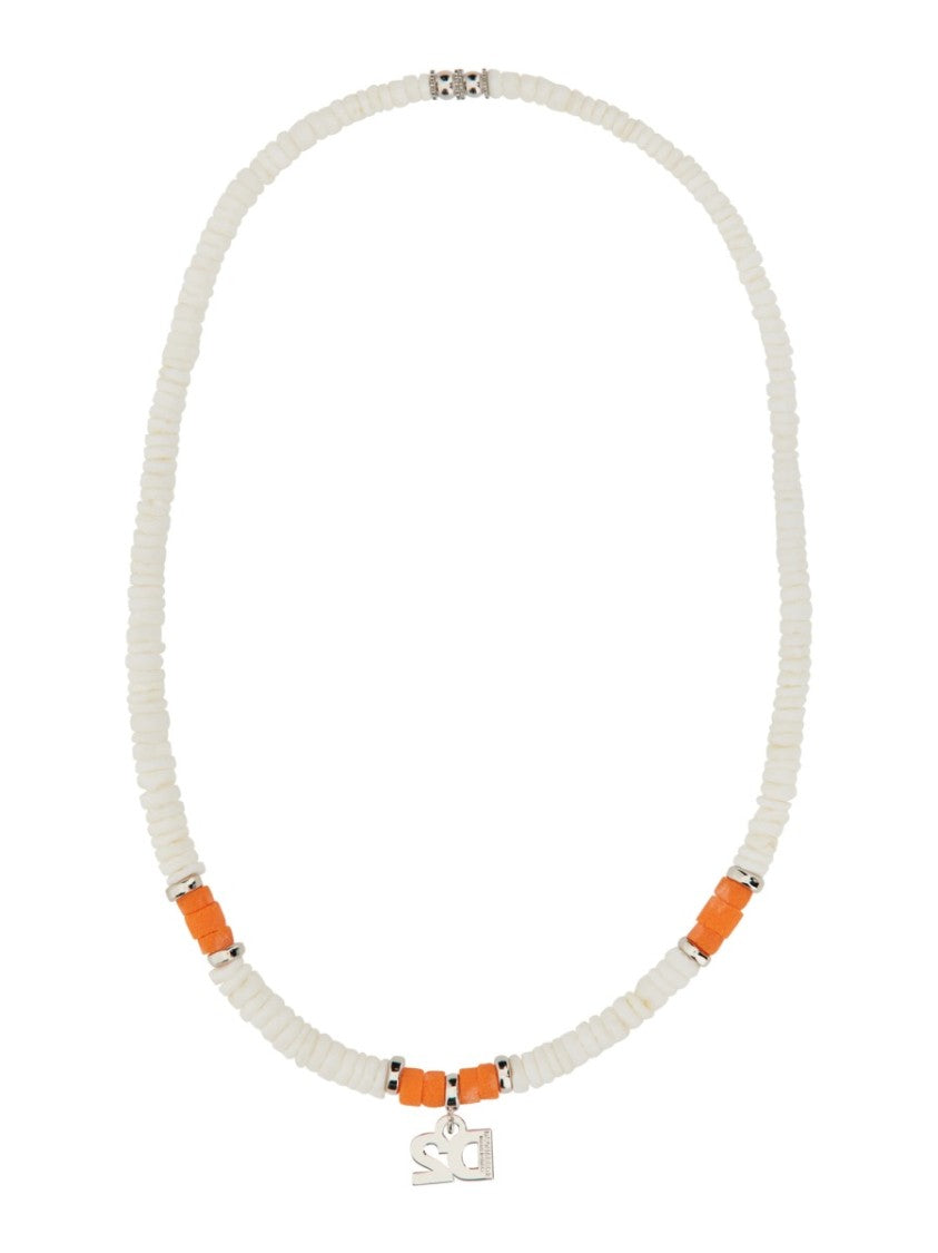 Dsquared2 Playful Logo Pendant Necklace