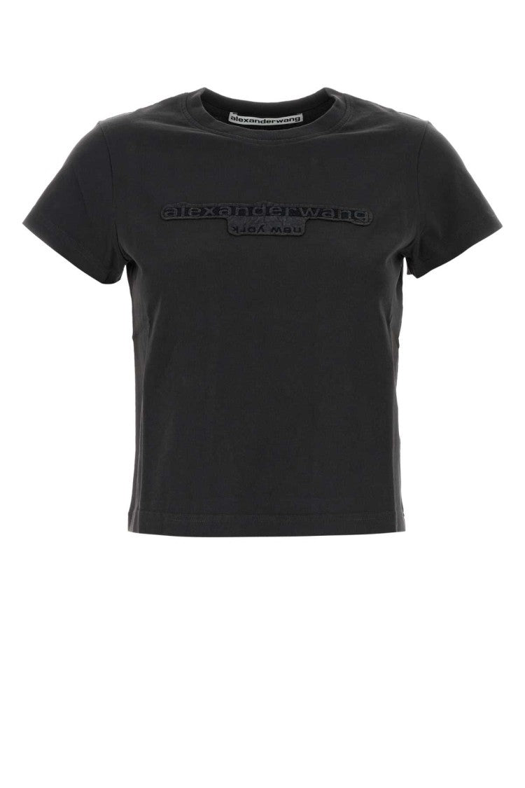 Alexander Wang Charcoal Cotton T-Shirt
