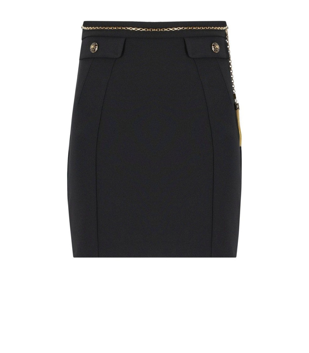 Elisabetta Franchi Black Mini Skirt