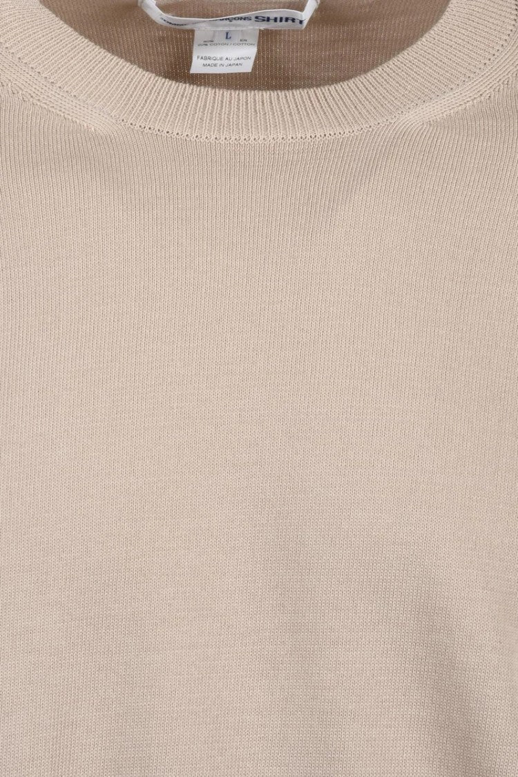Comme Des Garçons Crew Neck Sweater - Beige