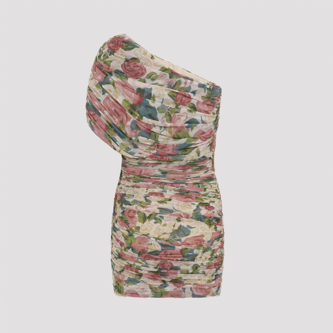 Saint Laurent Multicolor Asymmetrick Mini Dress