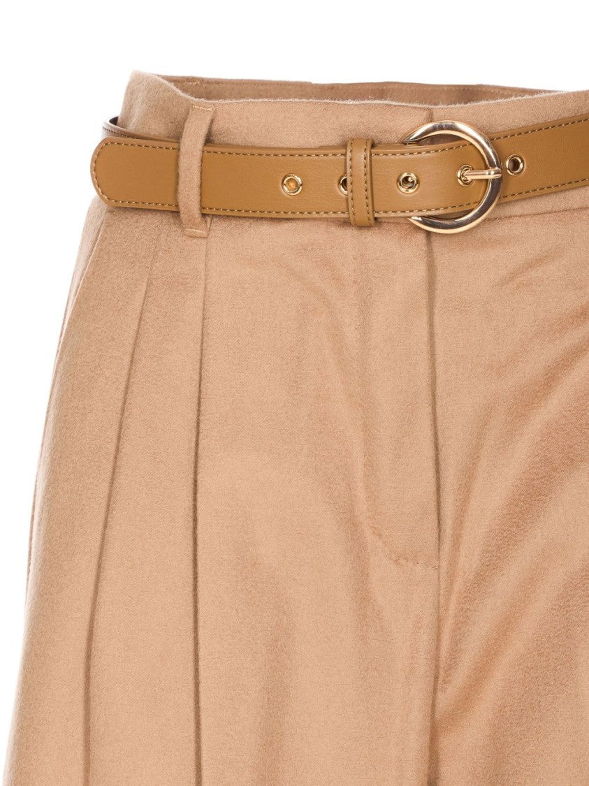 Max Mara Wide-Leg Trousers With Pleated Design