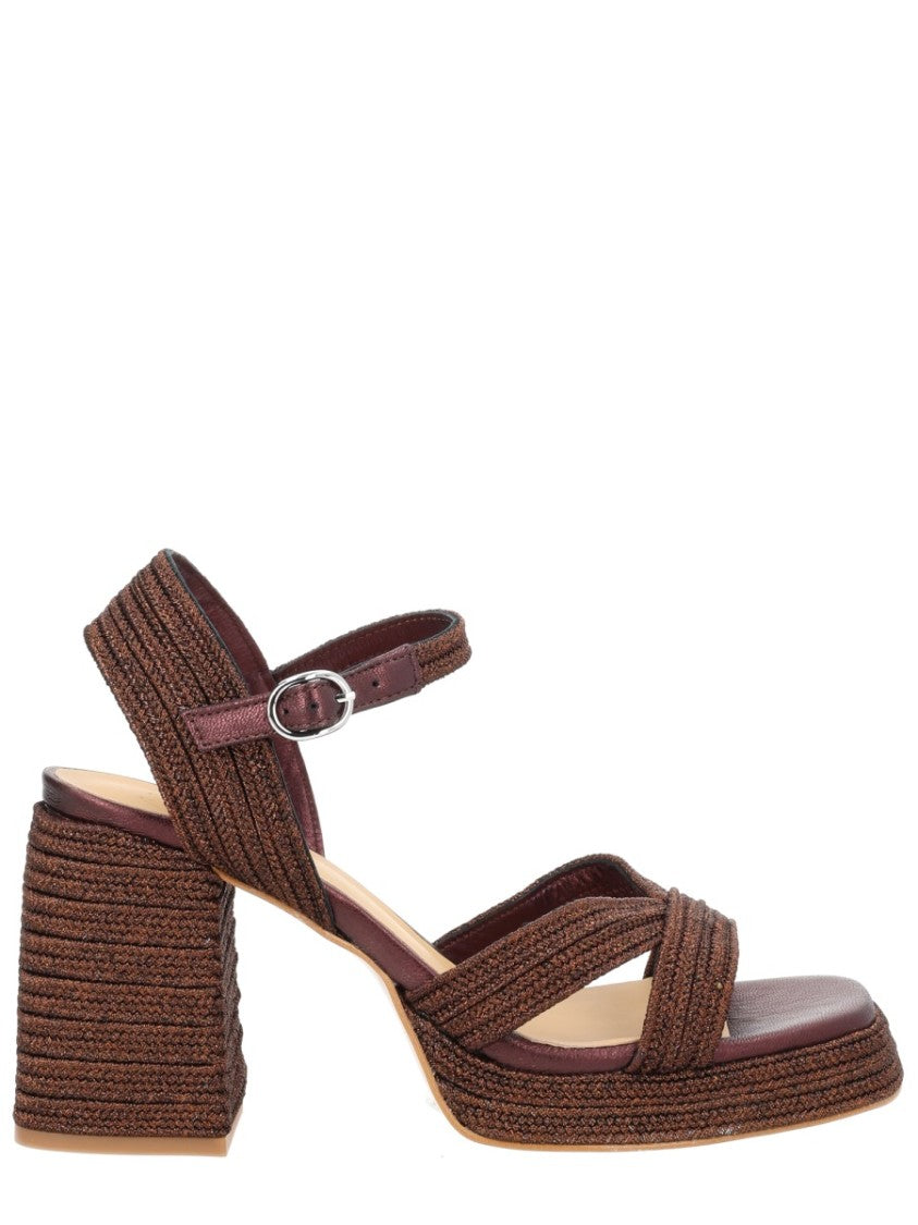 Castaner Neutrals Valley Braided Crisscross Strap Espadrilles