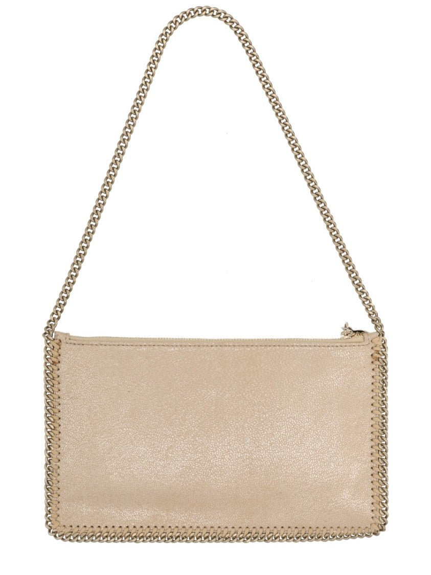 Stella Mccartney Neutrals Falabella Chain Trim Handbag