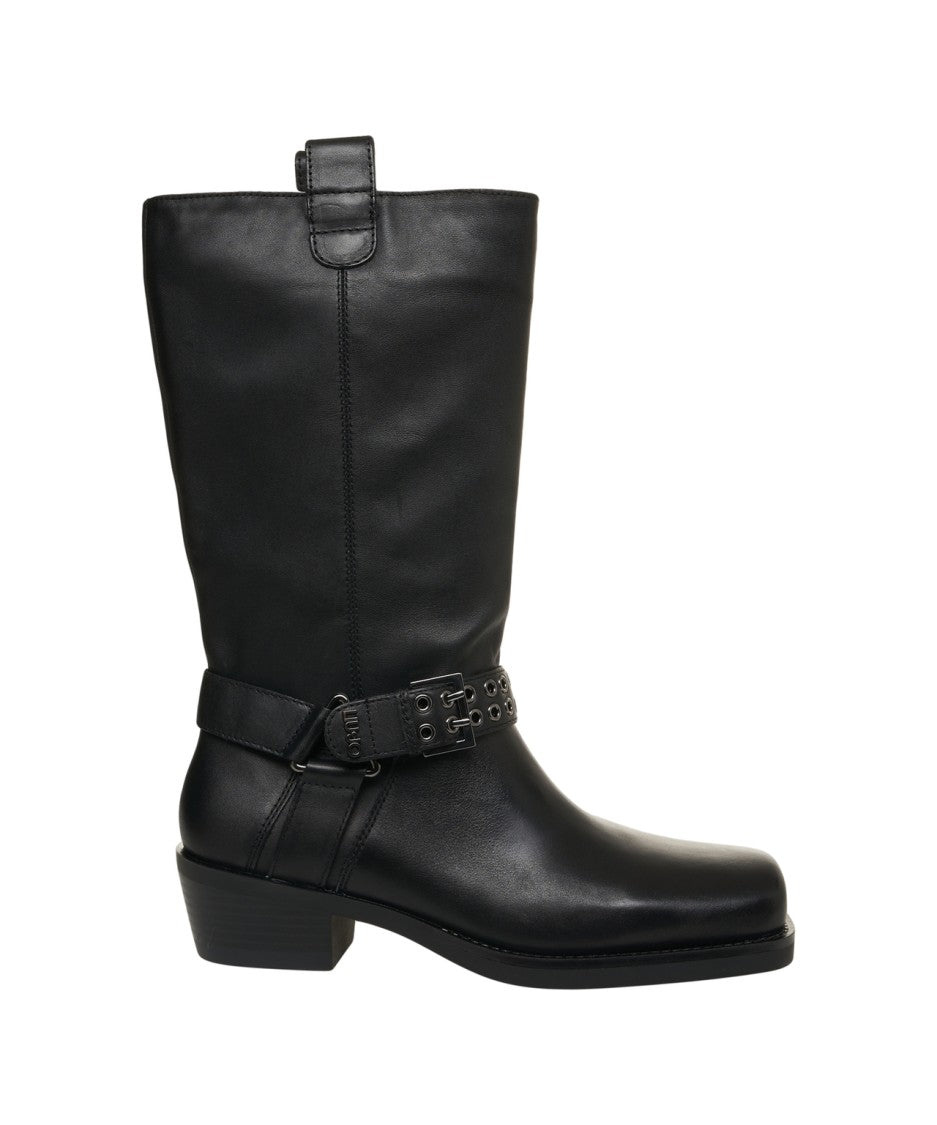 Liu Jo Leather Cowboy Boots