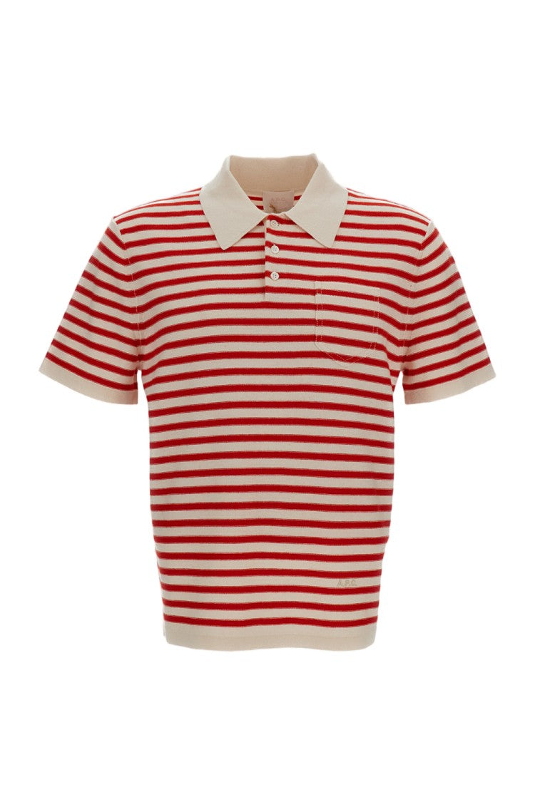 A.P.C. Eliot Striped Polo Shirt