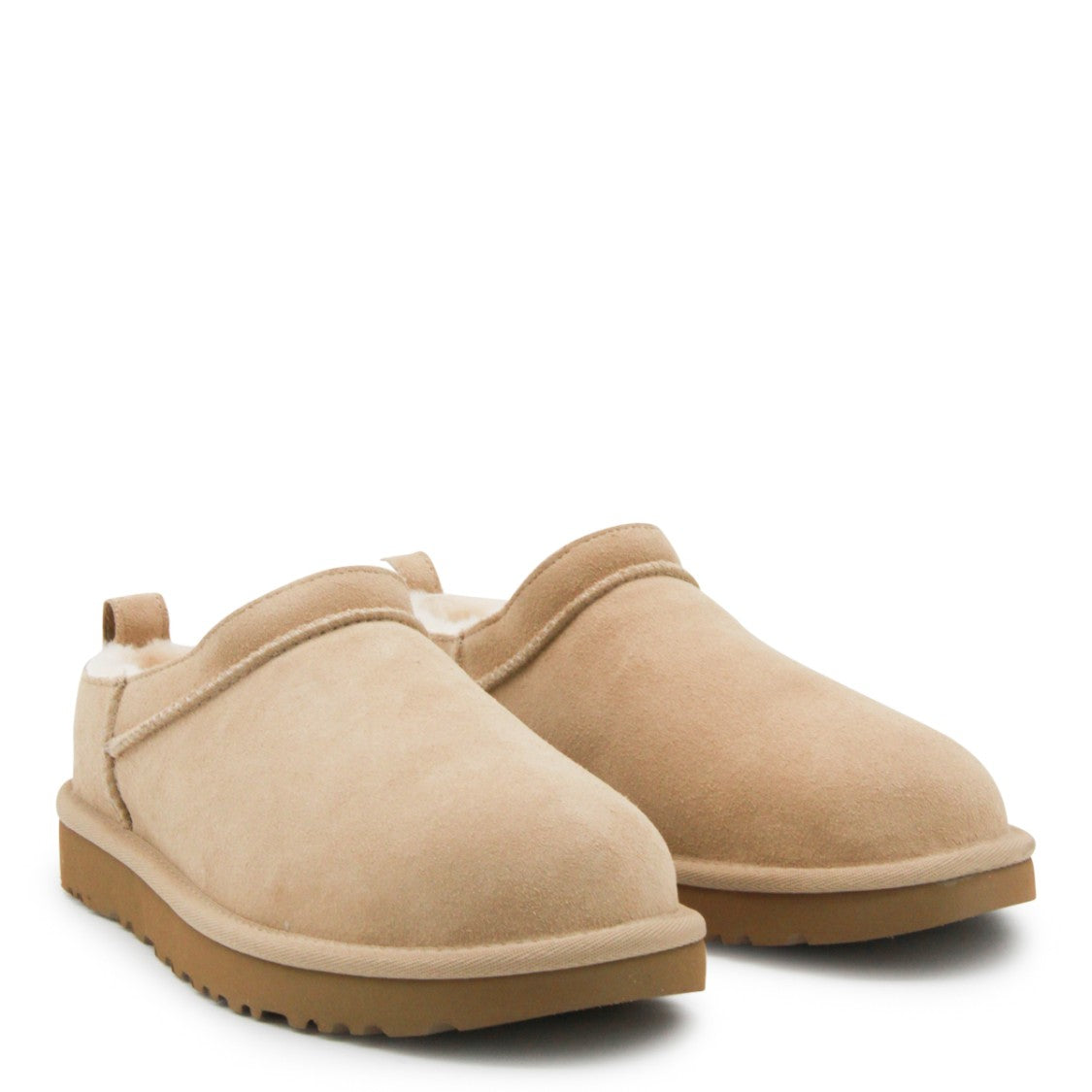 Ugg Sand Leather Slip-On Flats