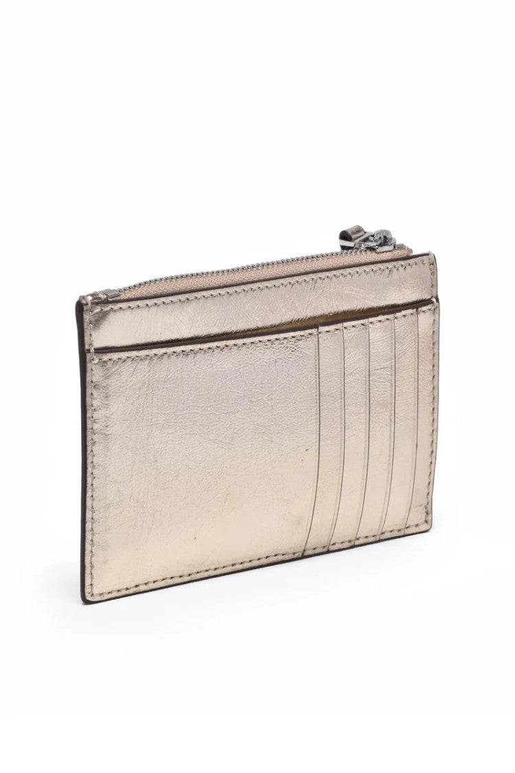Tory Burch Leather Cardholder - Gold