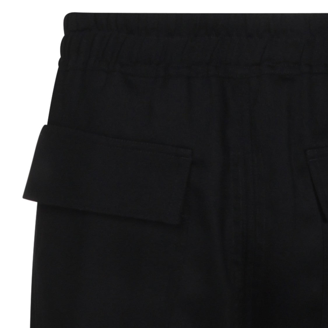 Rick Owens Straight-Leg Black Wool Trousers